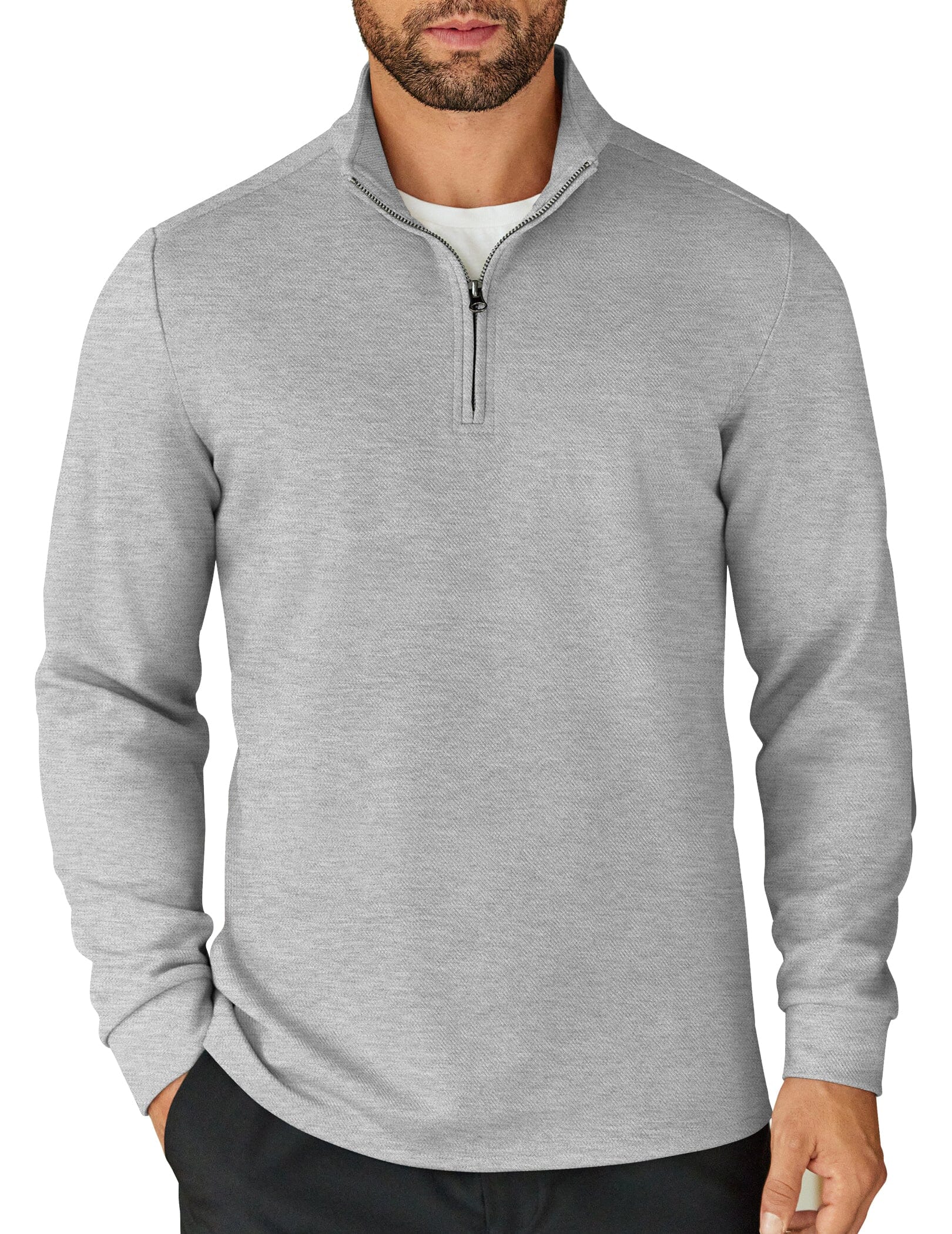 Casual Quarter Zip Sweatshirt (US Only) - Image 11