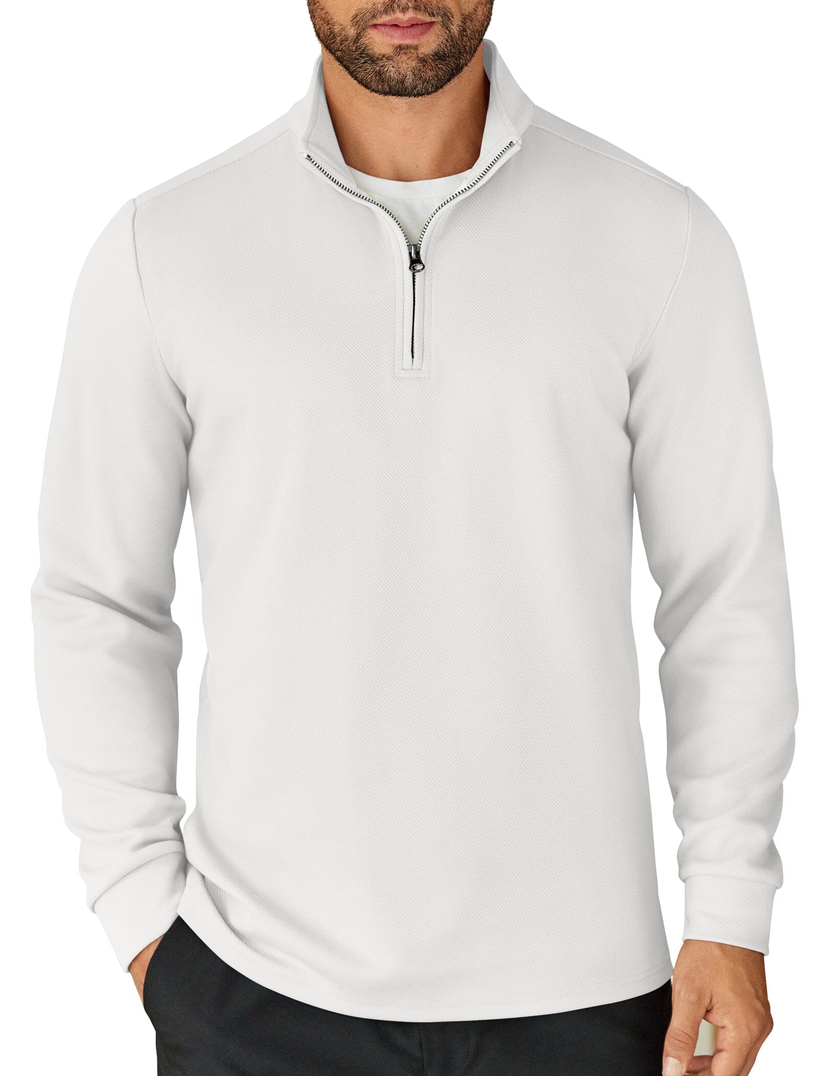 Casual Quarter Zip Sweatshirt (US Only) - Image 15
