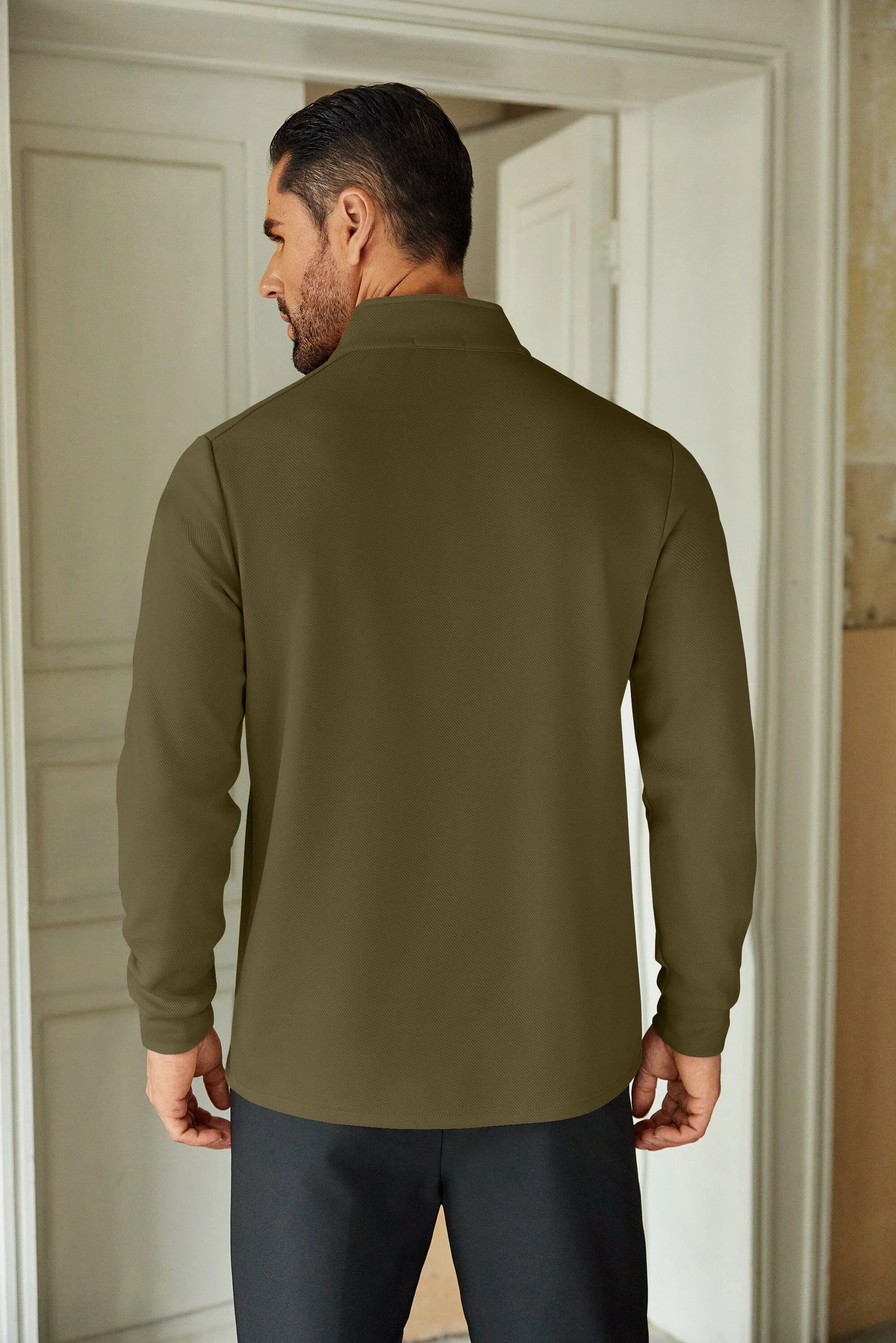 Casual Quarter Zip Sweatshirt (US Only) - Image 17