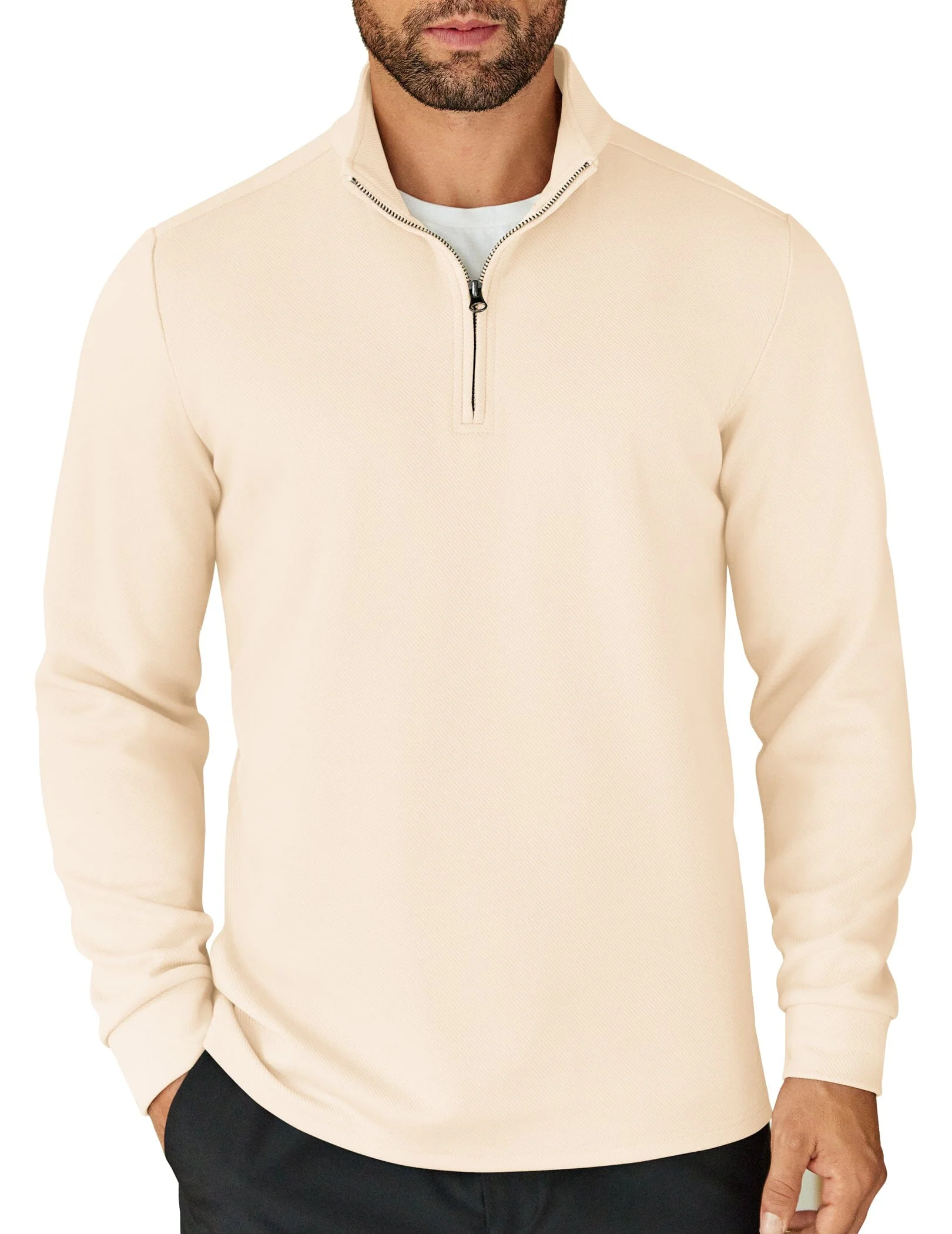 Casual Quarter Zip Sweatshirt (US Only) - Image 6