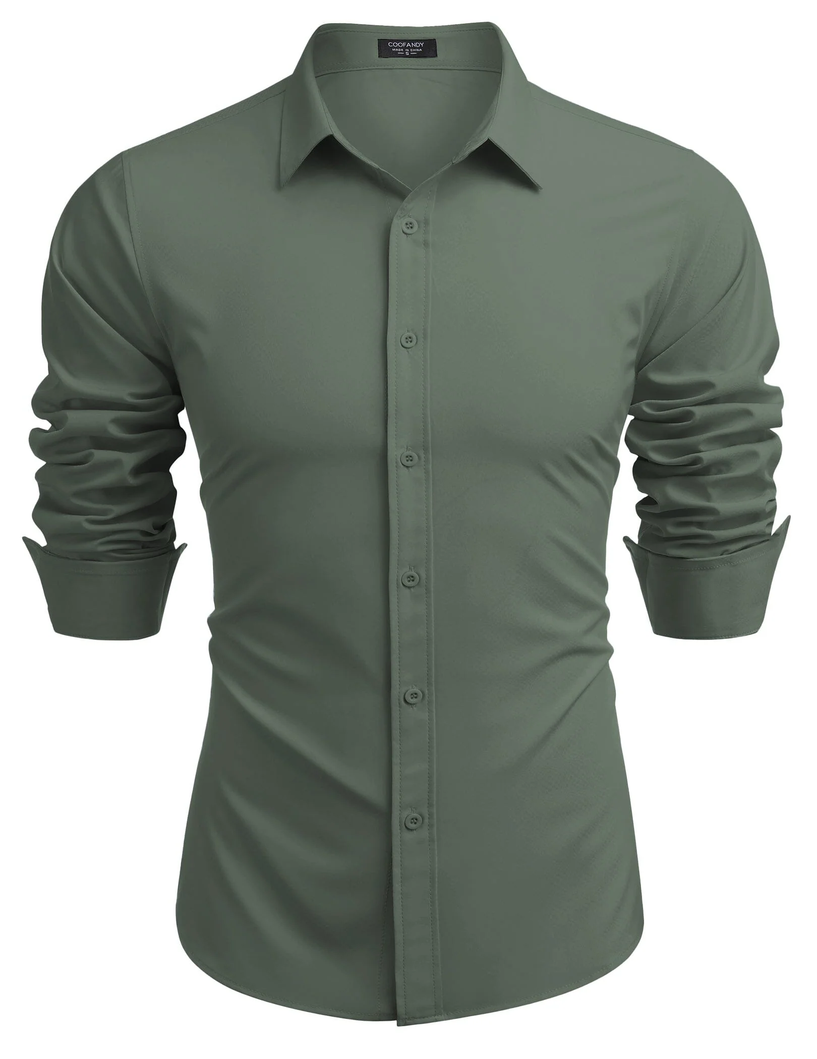 Casual Regular Fit Dress Shirt (US Only) - Image 9