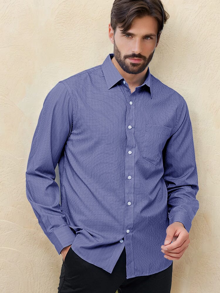 Casual Regular Fit Plaid Shirt - Image 3