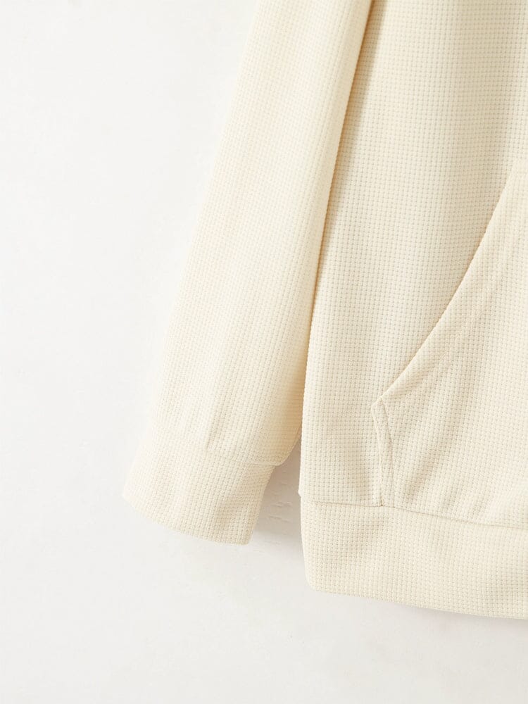 Casual Regular Fit Waffle Jacket - Image 11