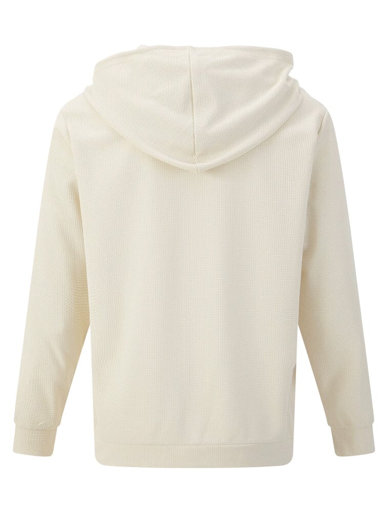 Casual Regular Fit Waffle Jacket - Image 7