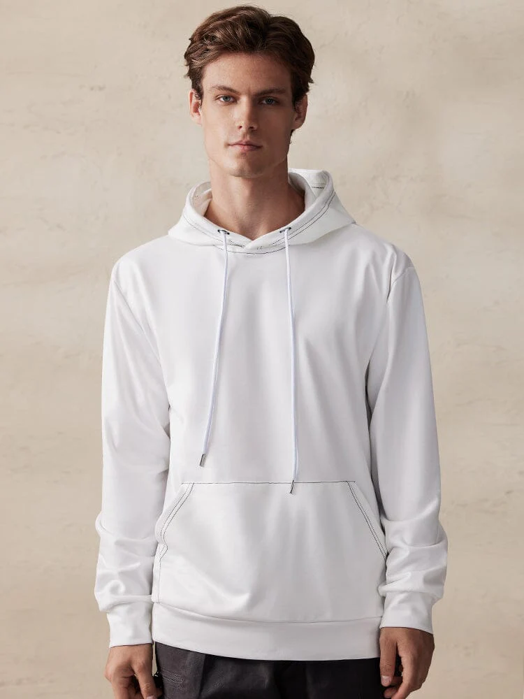 Casual Simple Pullover Hoodie - Image 12