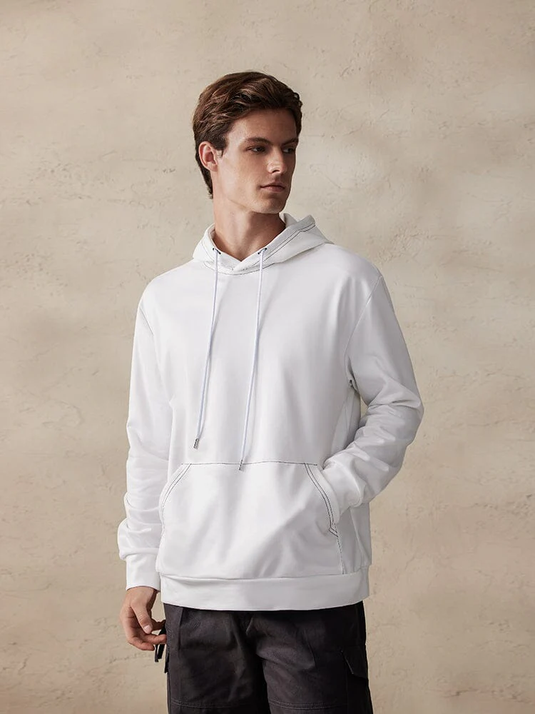 Casual Simple Pullover Hoodie - Image 13