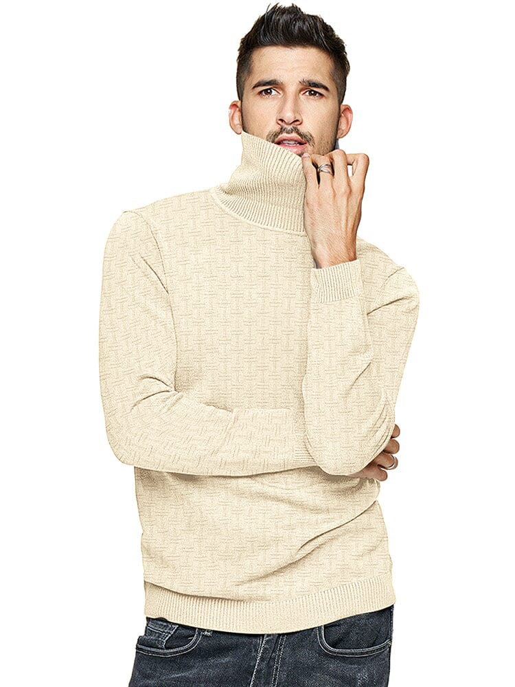 Casual Slim Fit Turtleneck Pullover Sweaters (US Only) - Image 13