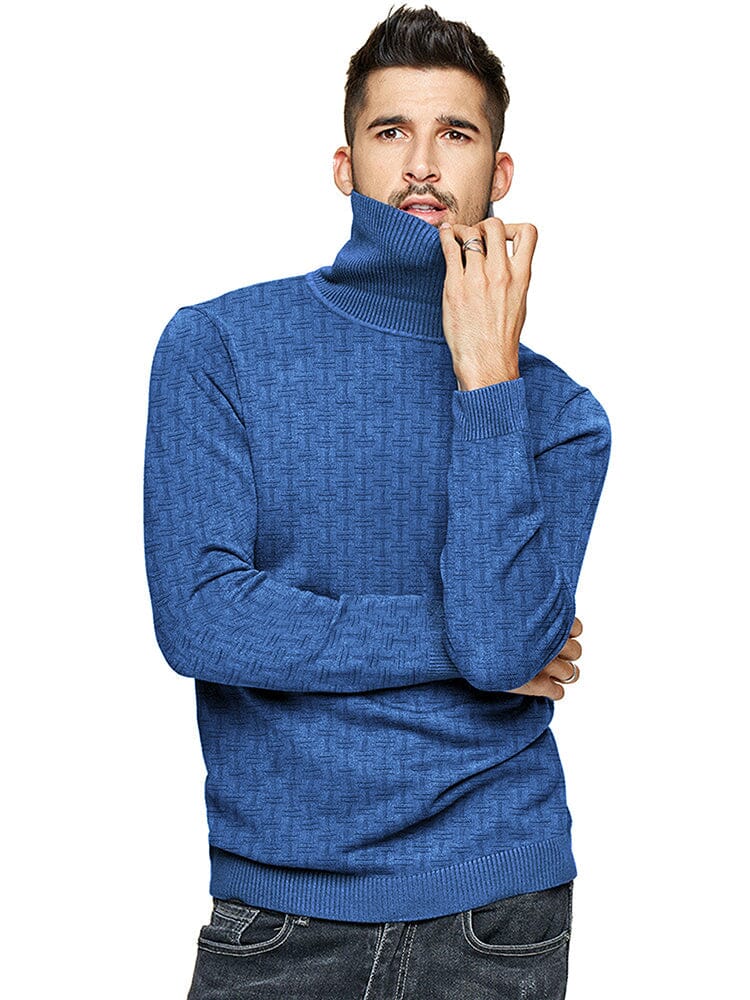 Casual Slim Fit Turtleneck Pullover Sweaters (US Only) - Image 14