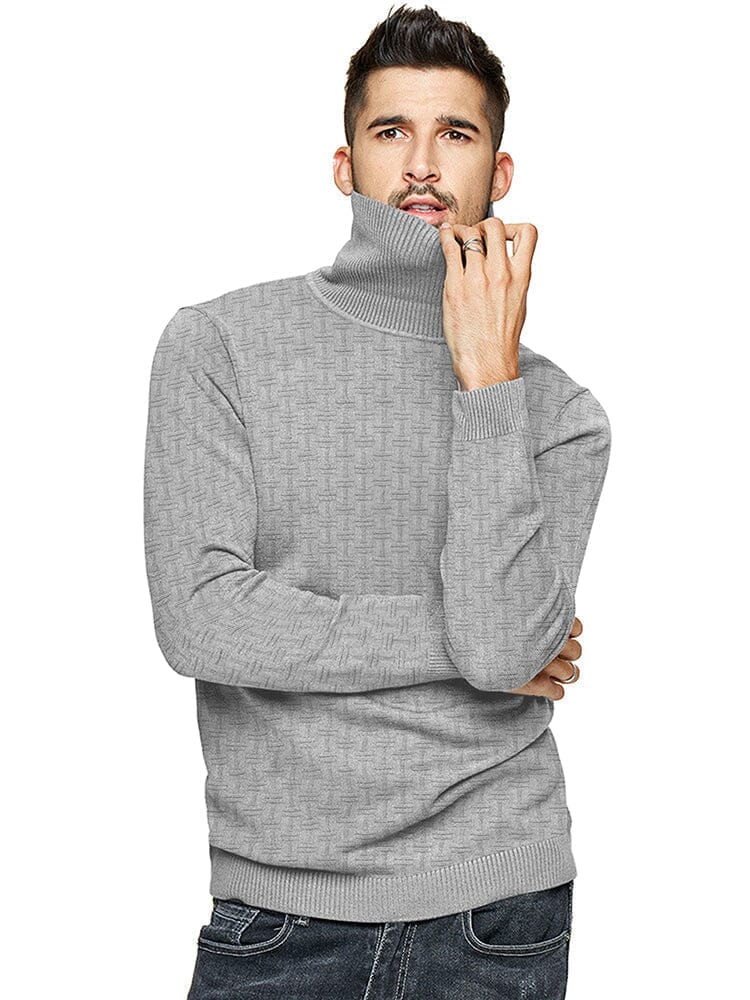 Casual Slim Fit Turtleneck Pullover Sweaters (US Only) - Image 17