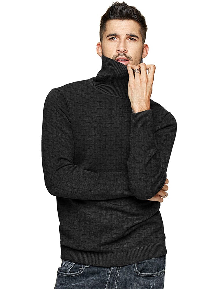 Casual Slim Fit Turtleneck Pullover Sweaters (US Only) - Image 20