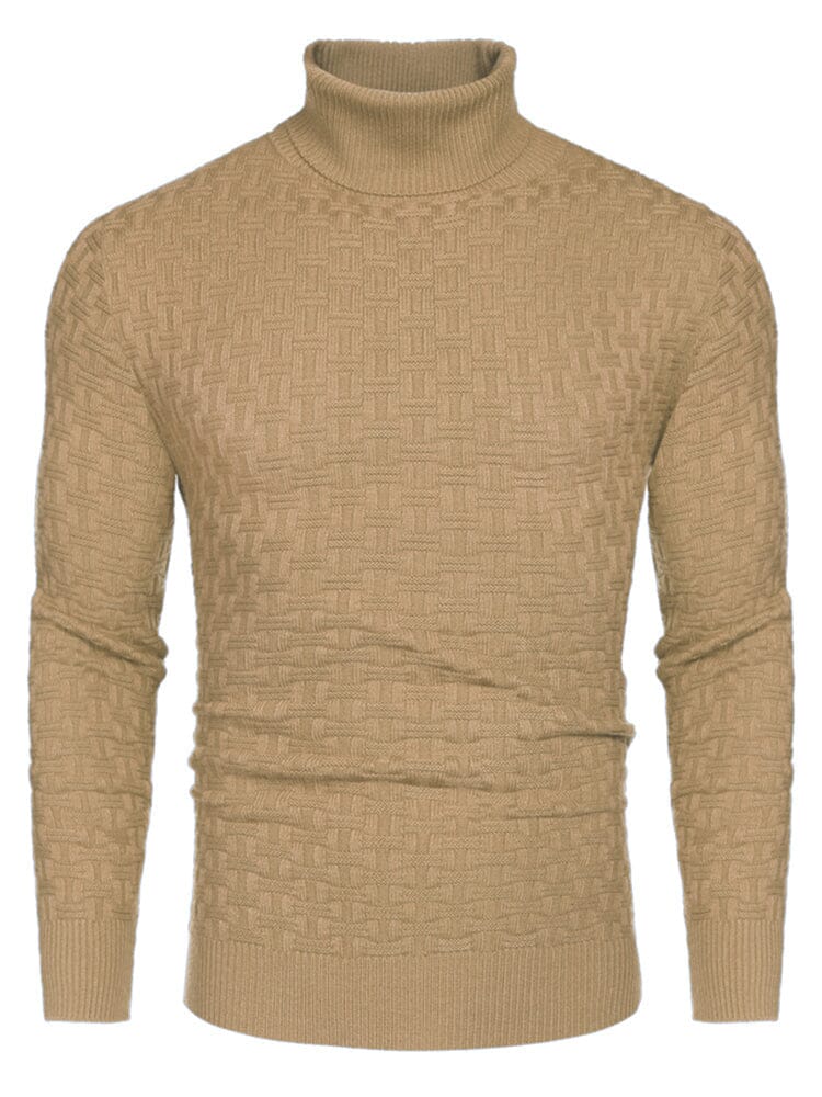 Casual Slim Fit Turtleneck Pullover Sweaters (US Only) - Image 5