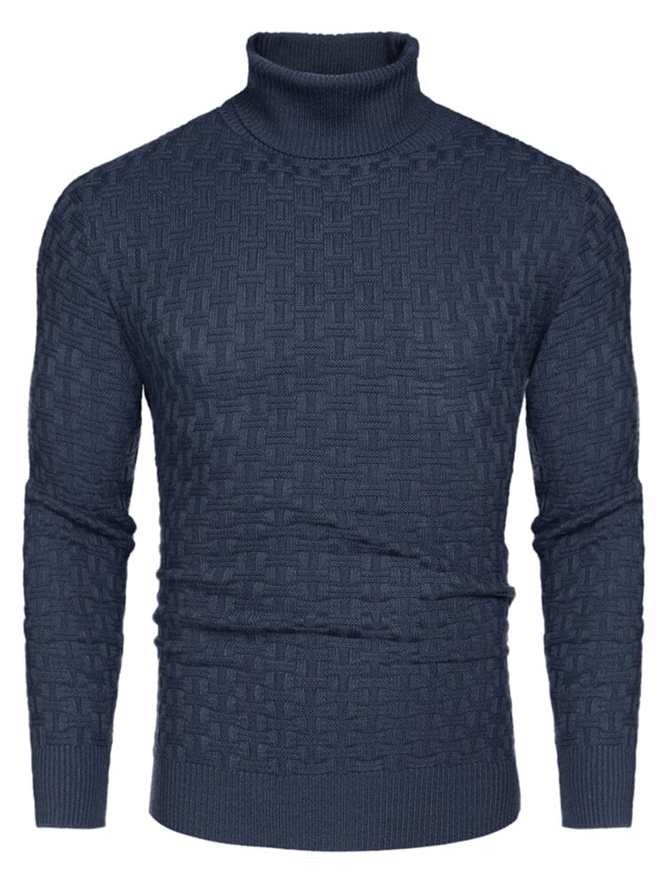 Casual Slim Fit Turtleneck Pullover Sweaters (US Only) - Image 7