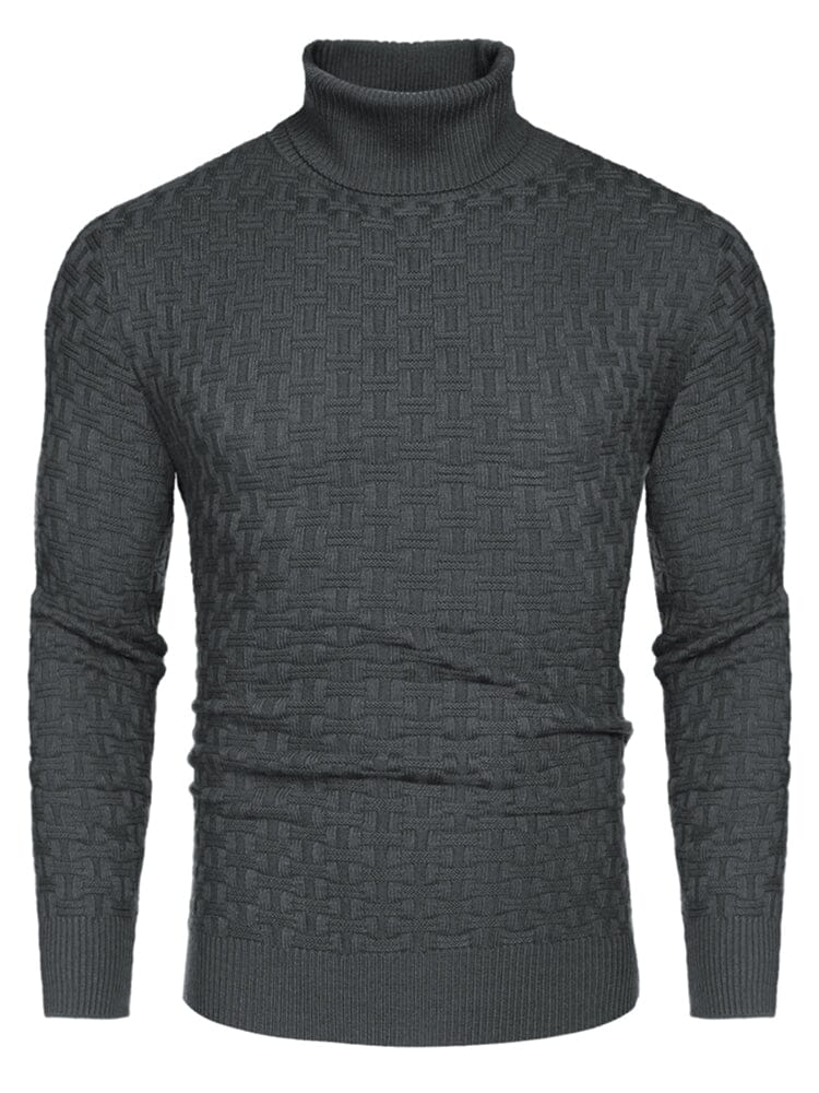 Casual Slim Fit Turtleneck Pullover Sweaters (US Only) - Image 8