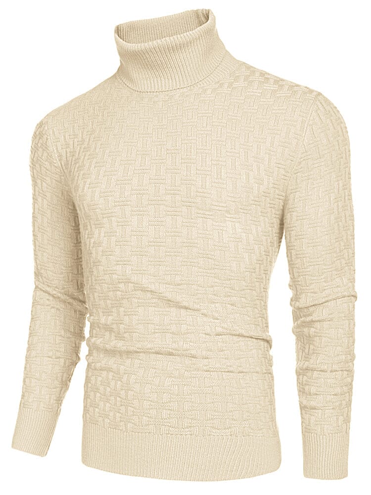 Casual Slim Fit Turtleneck Pullover Sweaters (US Only) - Image 9