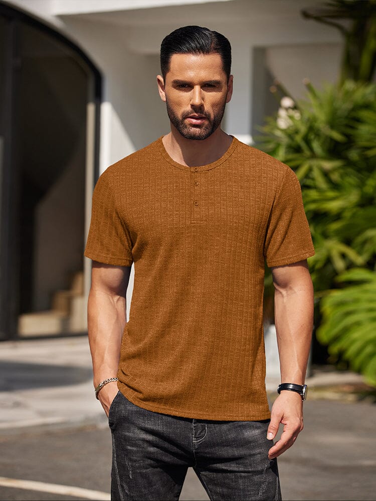 Casual Soft Ribbed T-shirt (US Only) - Image 10