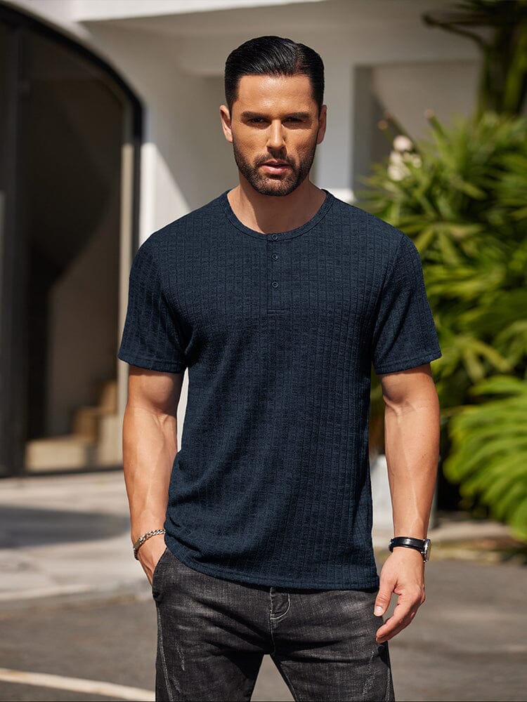 Casual Soft Ribbed T-shirt (US Only) - Image 3