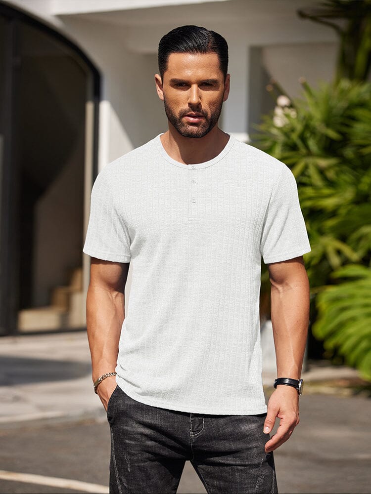 Casual Soft Ribbed T-shirt (US Only) - Image 7