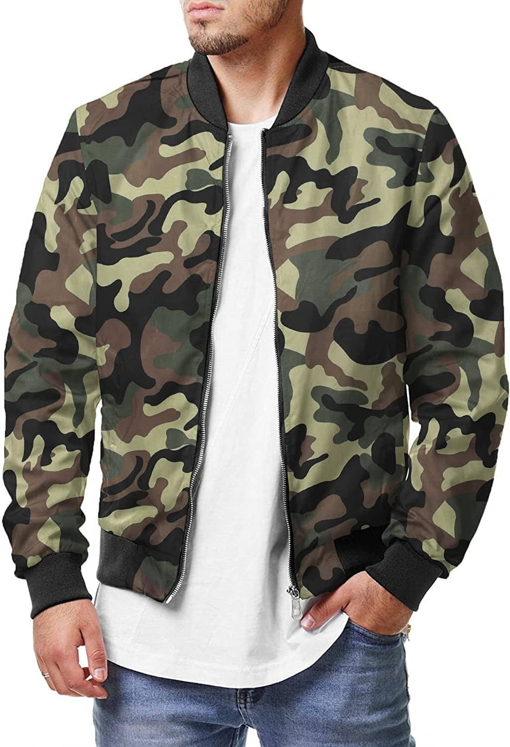 Casual Soft Shell Flight Windbreaker Coat (US Only) - Image 10
