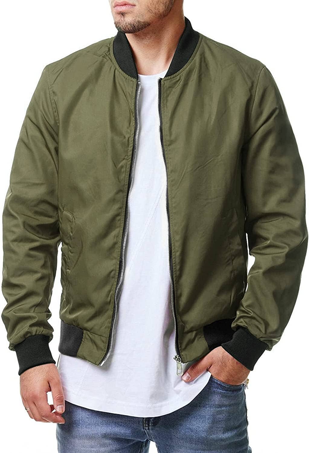 Casual Soft Shell Flight Windbreaker Coat (US Only) - Image 11