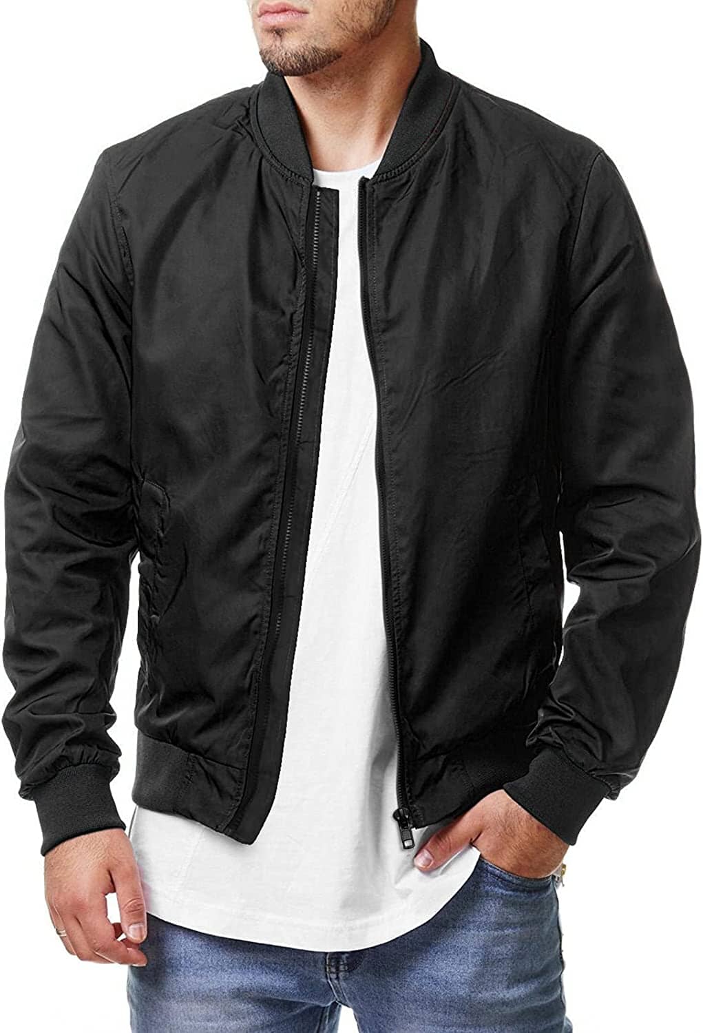 Casual Soft Shell Flight Windbreaker Coat (US Only) - Image 8