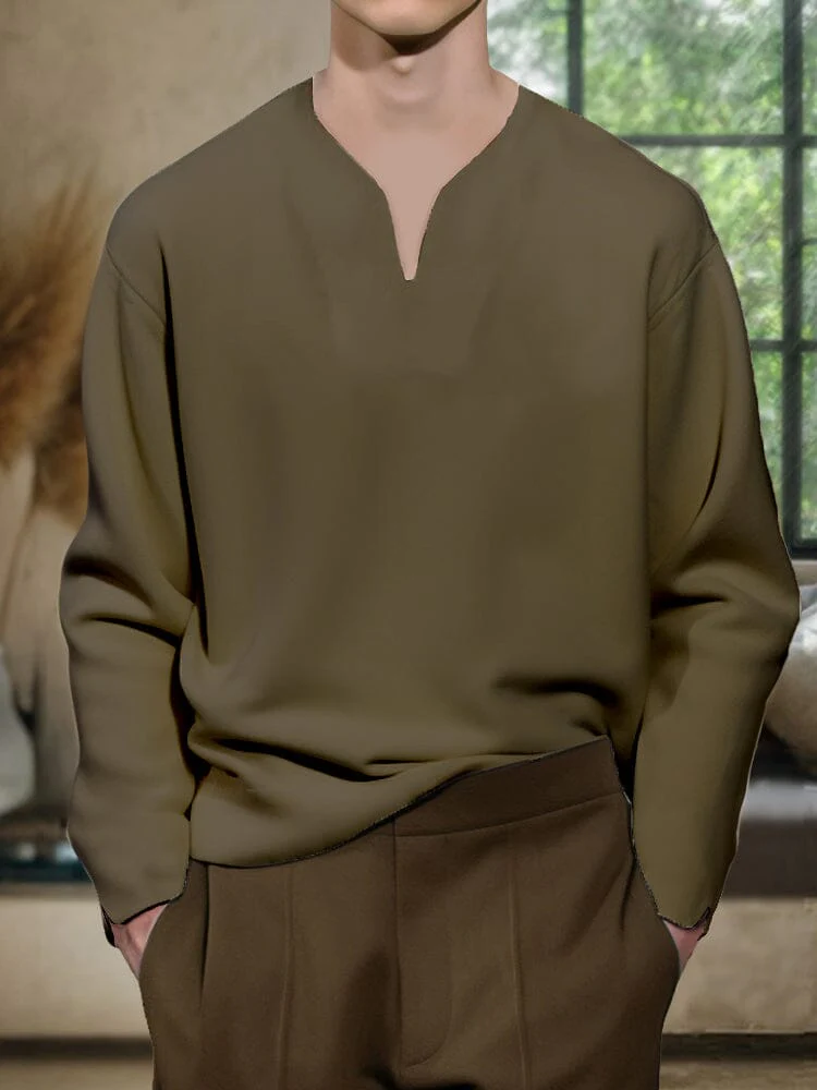 Casual Soft V-Neck Top - Image 3