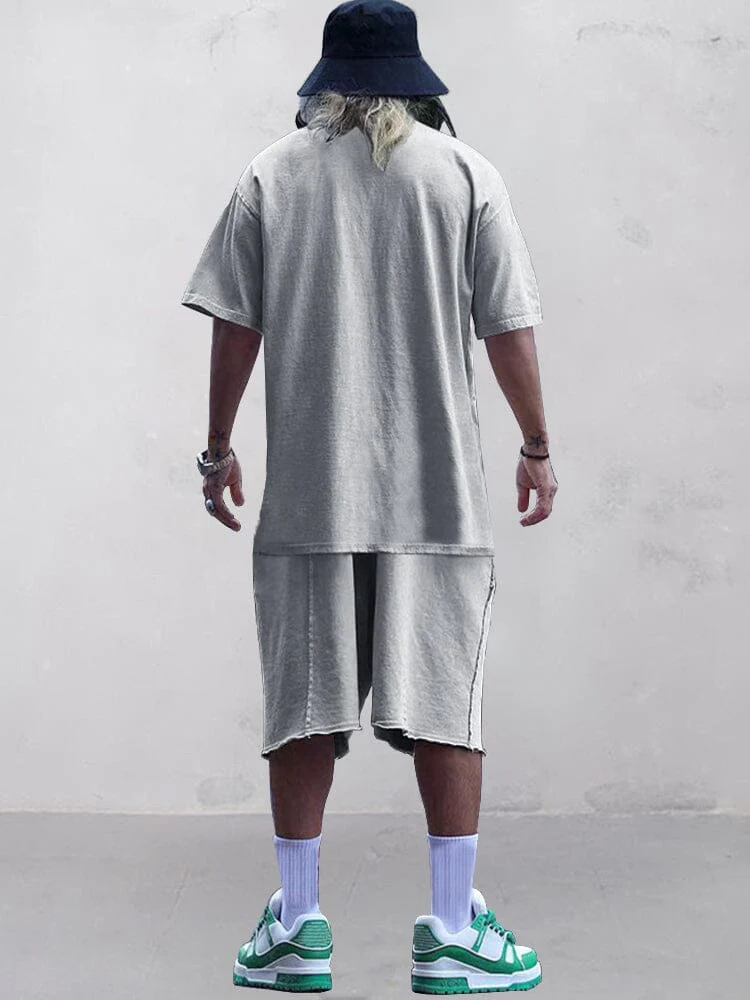Casual Solid Color Tracksuits Set - Image 11