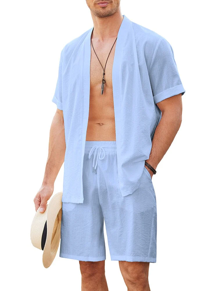 Casual Solid Open Front Holiday Sets (US Only) - Image 3