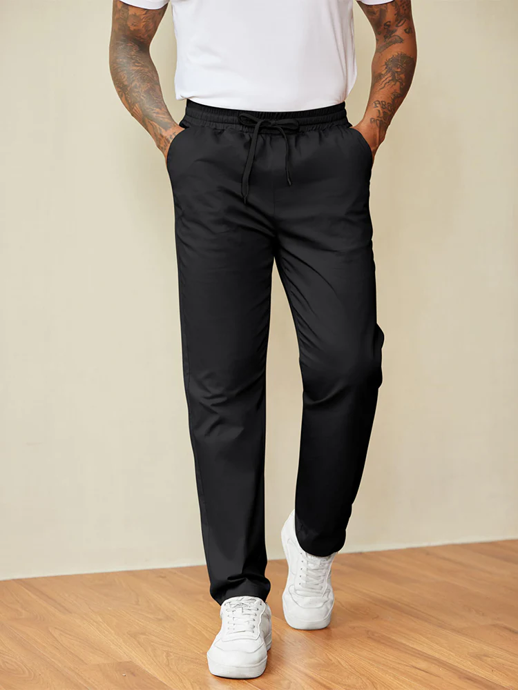 Casual Straight Leg Drawstring Chino Pants (US Only) - Image 10