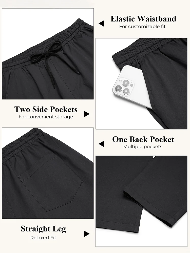 Casual Straight Leg Drawstring Chino Pants (US Only) - Image 15