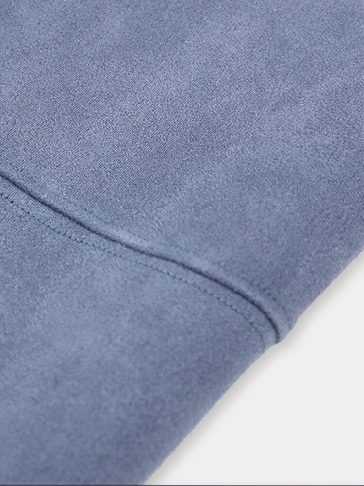 Casual Straight Leg Suede Pants - Image 8