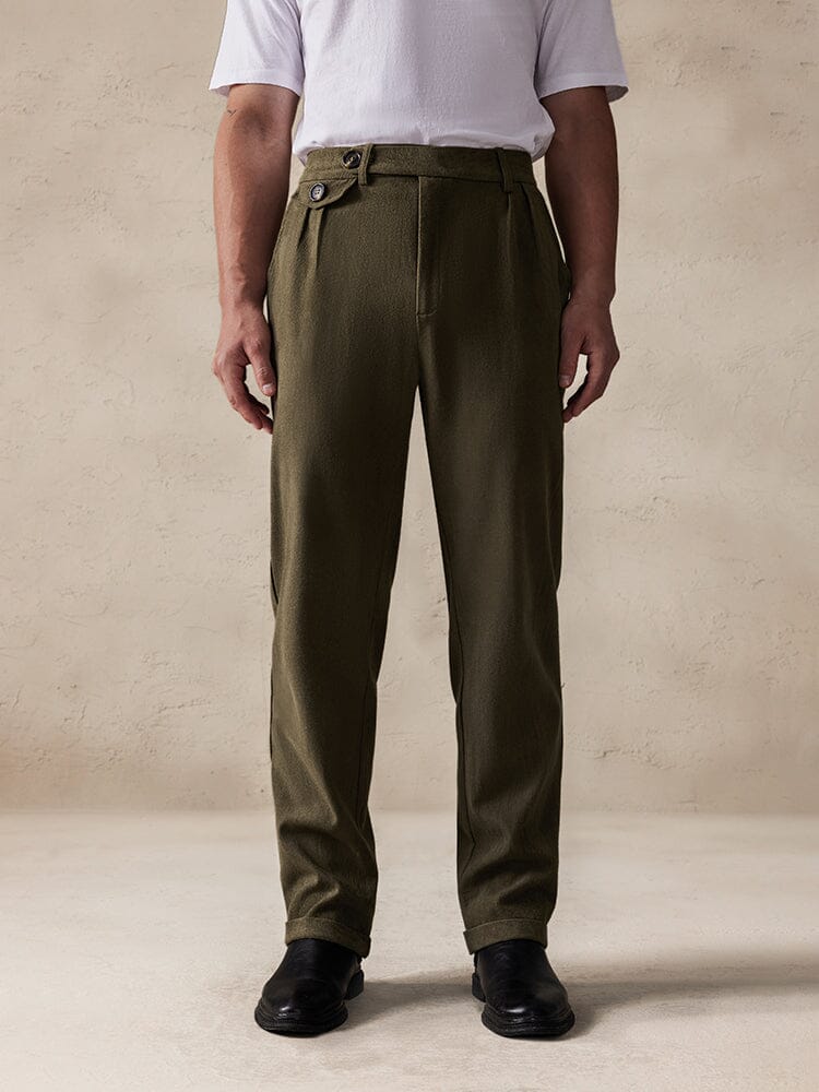 Casual Stretch Suede Pants - Image 5