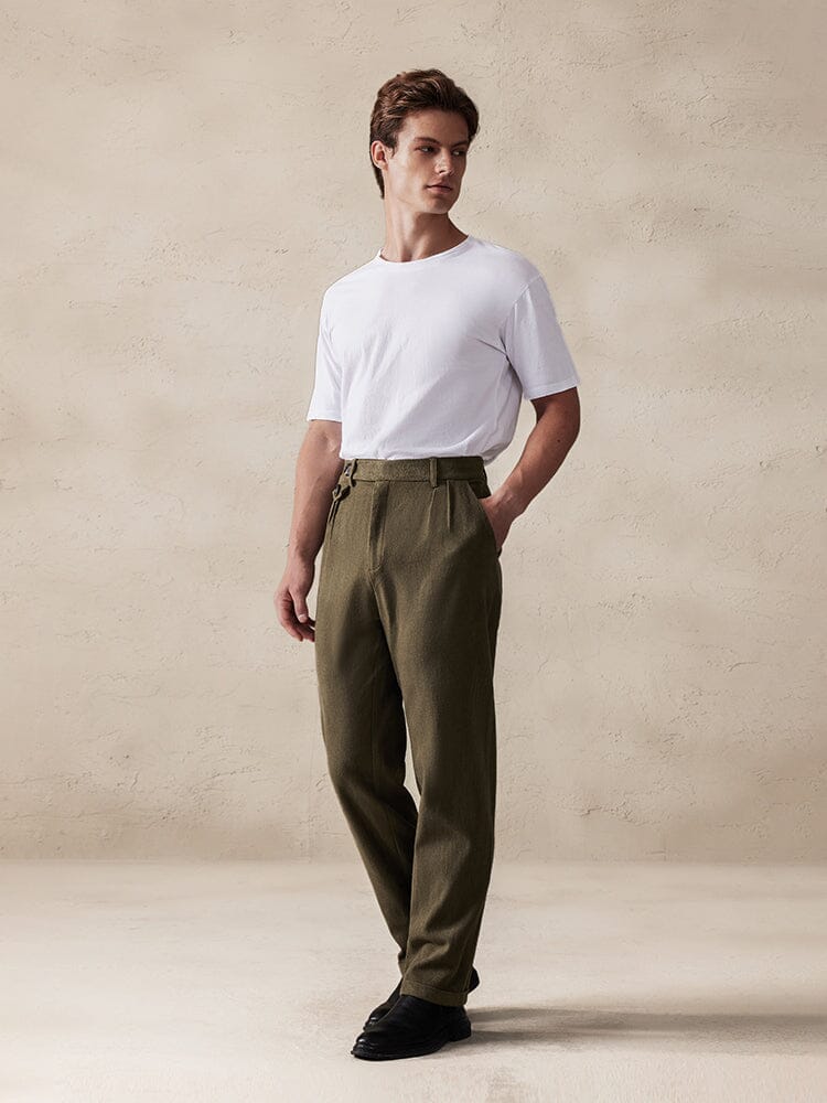 Casual Stretch Suede Pants - Image 6