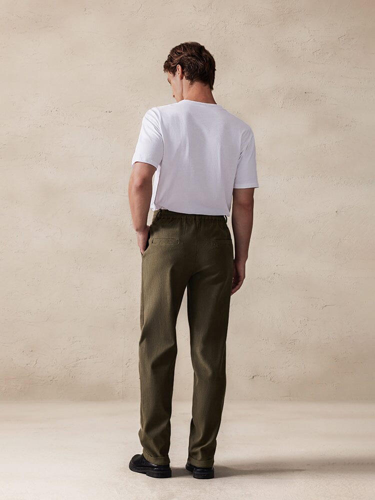 Casual Stretch Suede Pants - Image 7