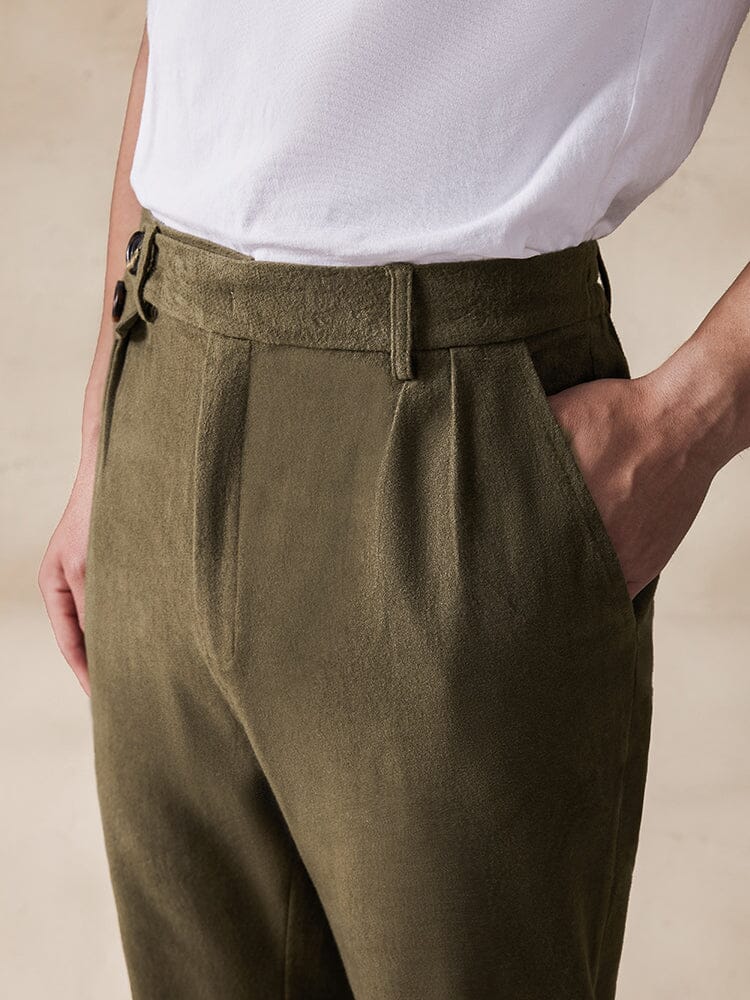 Casual Stretch Suede Pants - Image 8