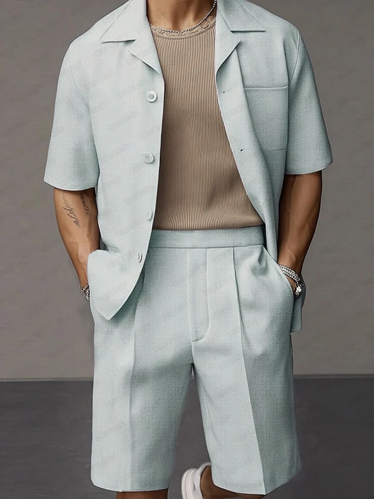 Casual Summer 2-Piece Suit Set