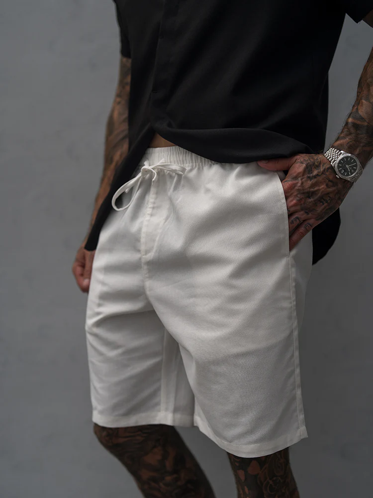 Casual Summer Linen Blend Shorts (US Only) - Image 16