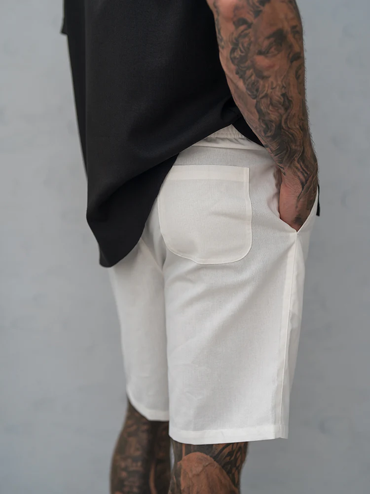 Casual Summer Linen Blend Shorts (US Only) - Image 17
