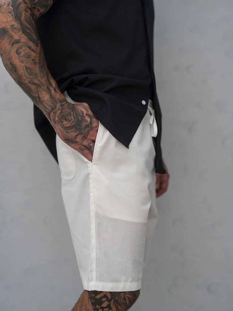 Casual Summer Linen Blend Shorts (US Only) - Image 18