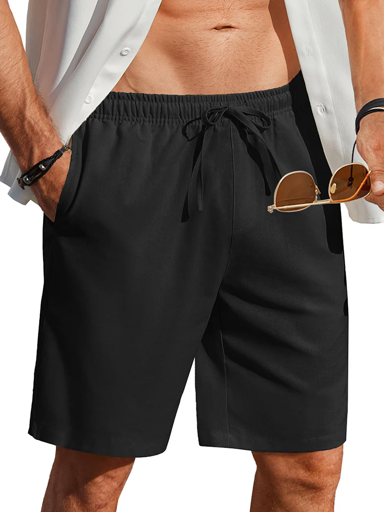 Casual Summer Linen Blend Shorts (US Only) - Image 7