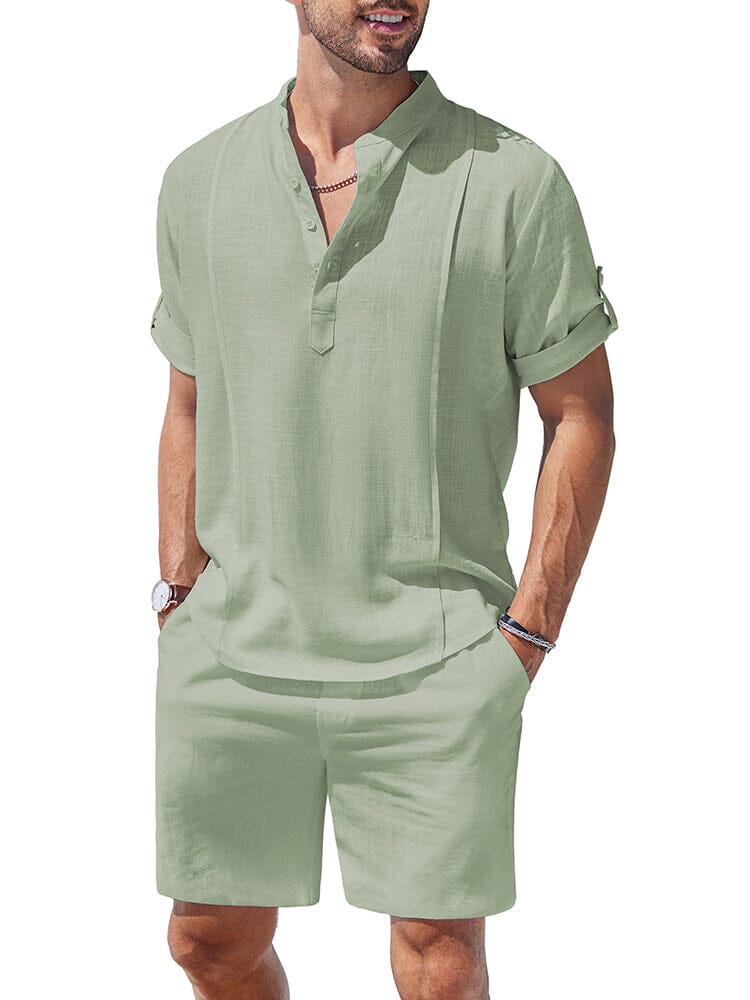 Cozy Lightweight Solid Shirt Sets (US Only) - Image 4