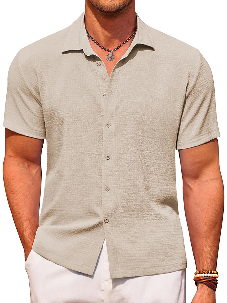 Casual Summer Textured Shirt (US Only) - Image 10