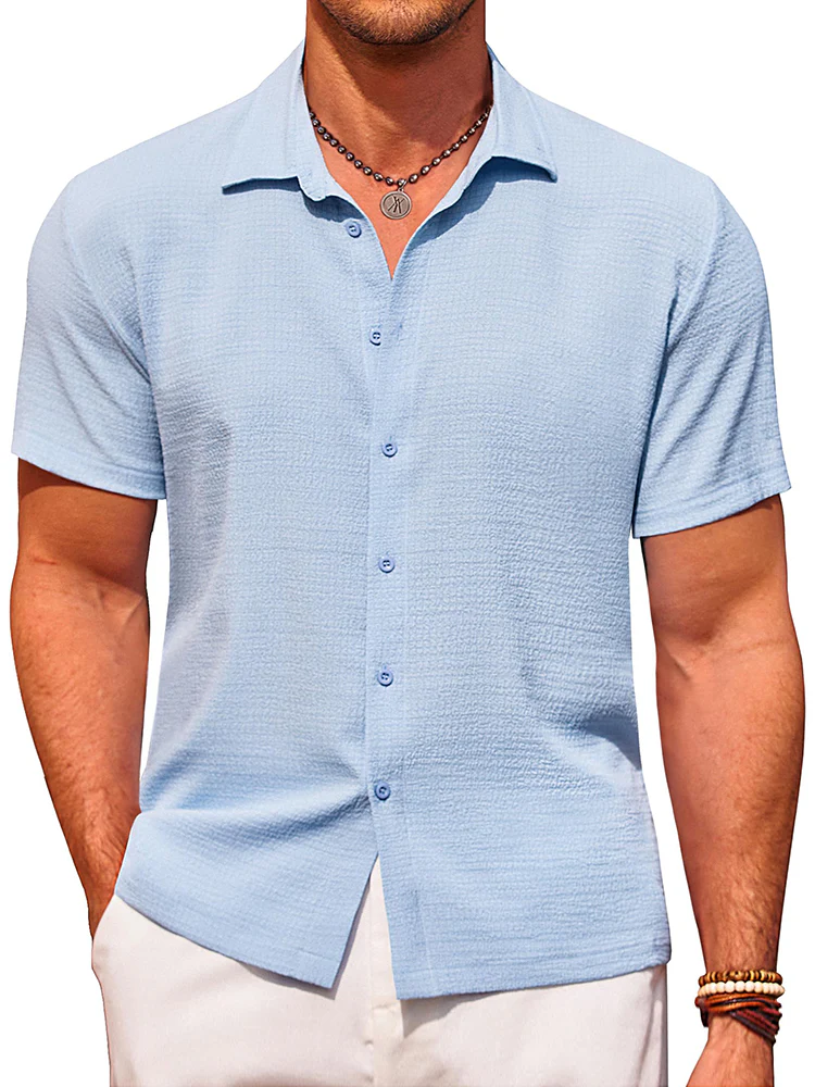 Casual Summer Textured Shirt (US Only) - Image 11