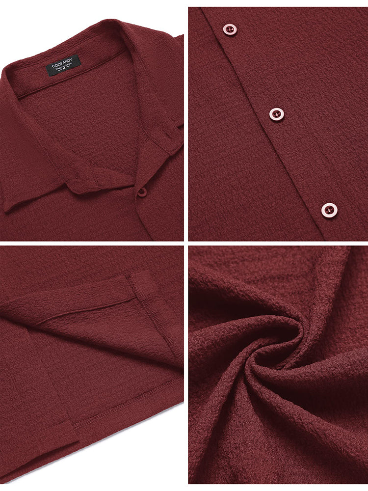 Casual Summer Textured Shirt (US Only) - Image 17