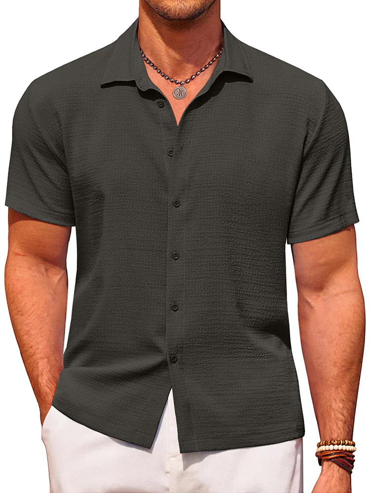 Casual Summer Textured Shirt (US Only) - Image 6