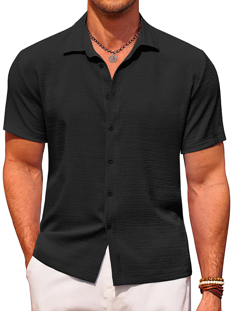 Casual Summer Textured Shirt (US Only) - Image 8