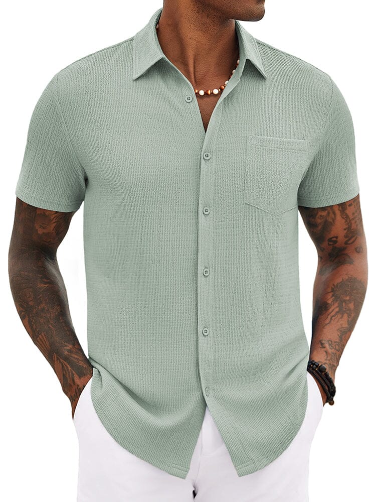 Casual Summer Textured Shirt (US Only) - Image 11