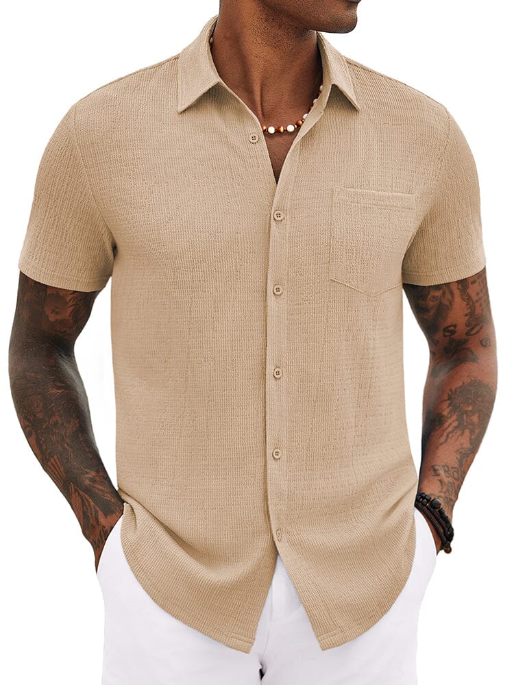 Casual Summer Textured Shirt (US Only) - Image 16