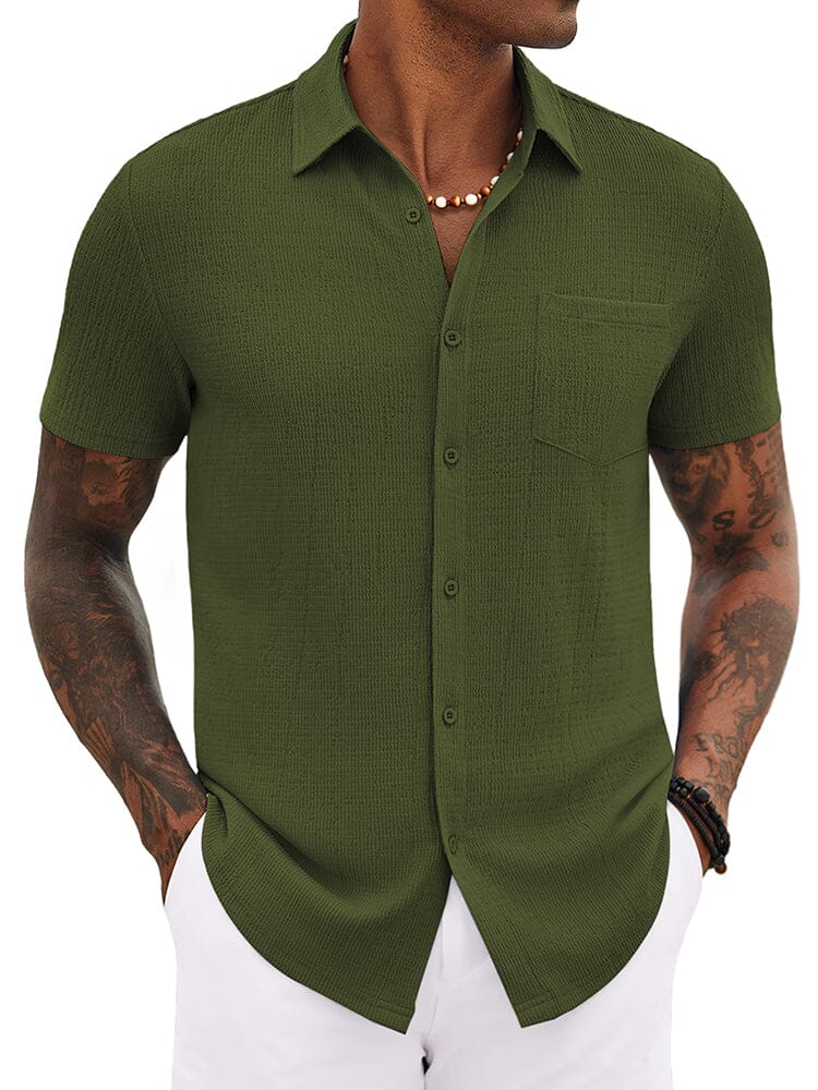 Casual Summer Textured Shirt (US Only) - Image 2