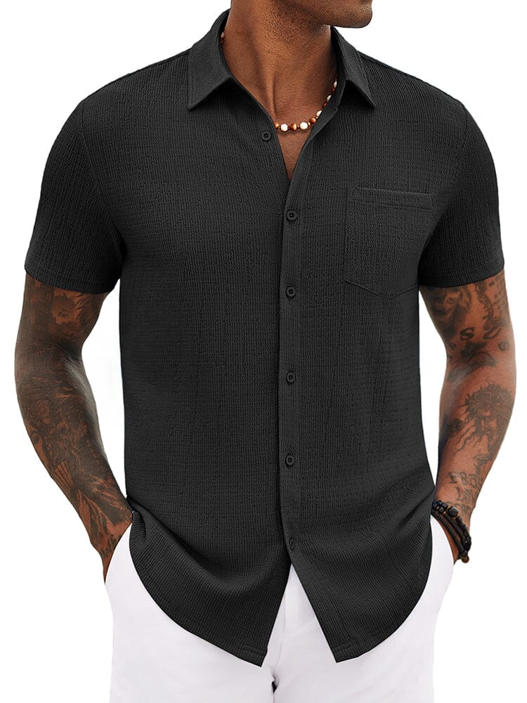 Casual Summer Textured Shirt (US Only) - Image 4