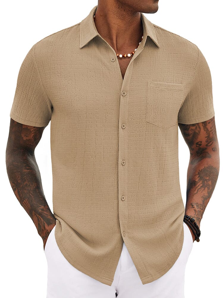 Casual Summer Textured Shirt (US Only) - Image 8